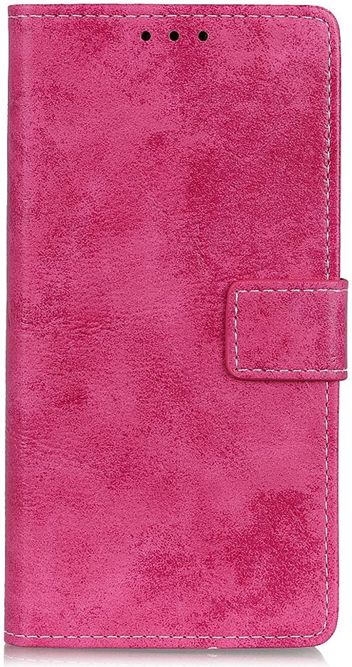 OnePlus 8T Book Case Hoesje Retro Wallet Roze afbeelding 2