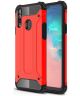Samsung Galaxy A20s Hoesje Shock Proof Hybride Back Cover Rood