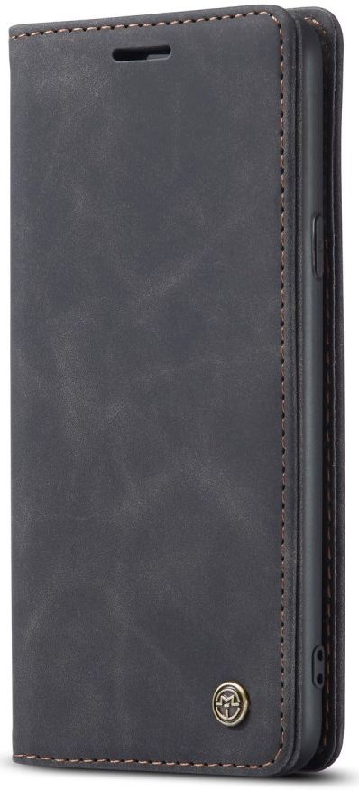 Samsung Galaxy A20s Portemonnee Stand Hoesje Kunstleer Zwart afbeelding 12