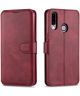 AZNS Samsung Galaxy A20s Portemonnee Stand Hoesje Rood