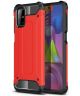 Samsung Galaxy M51 Hoesje Shock Proof Hybride Back Cover Rood