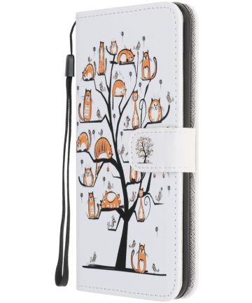 Samsung Galaxy M51 Book Case Hoesje Portemonnee Print Boom Hoesjes