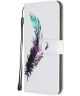 Samsung Galaxy M51 Book Case Hoesje Portemonnee Print Veer