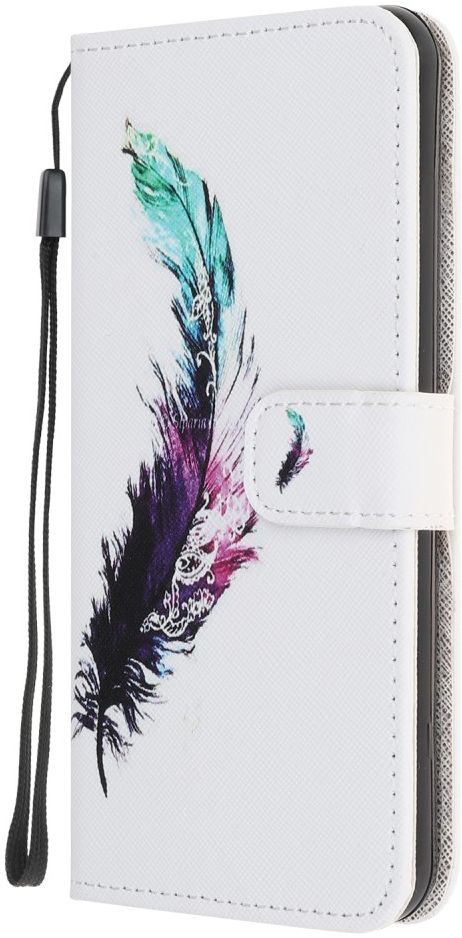Samsung Galaxy M51 Book Case Hoesje Portemonnee Print Veer afbeelding 1