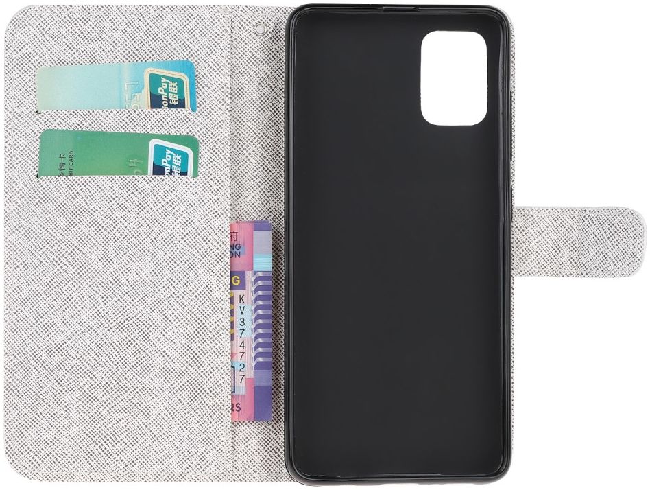 Samsung Galaxy M51 Book Case Hoesje Portemonnee Print Veer afbeelding 3