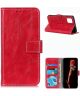Samsung Galaxy M51 Crazy Horse Portemonnee Stand Hoesje Rood