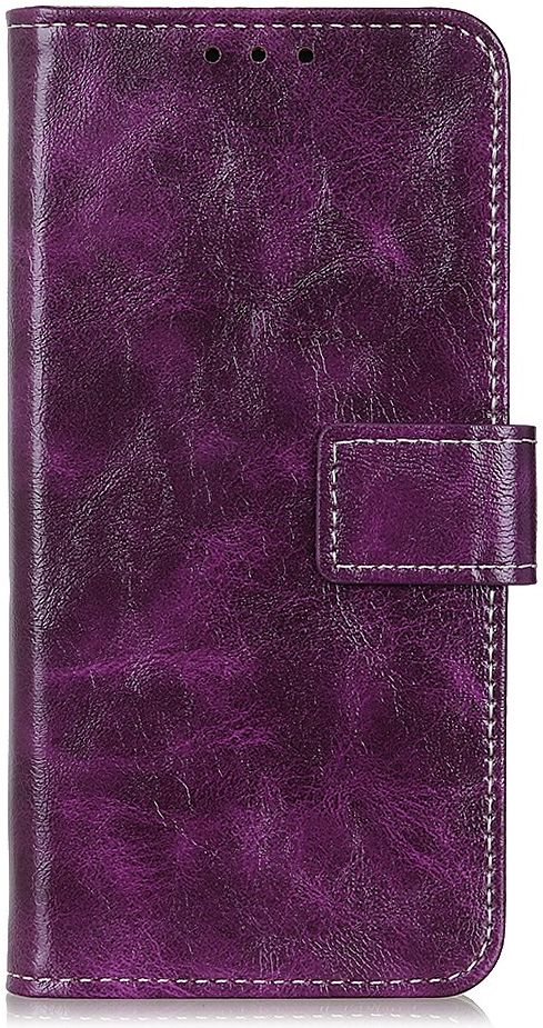 Samsung Galaxy M51 Crazy Horse Portemonnee Stand Hoesje Paars afbeelding 2