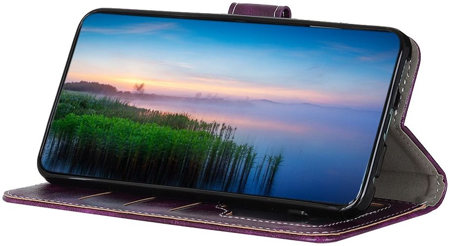 Samsung Galaxy M51 Crazy Horse Portemonnee Stand Hoesje Paars afbeelding 8