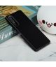 Sony Xperia 5 II Hoesje Siliconen Back Cover met Draagkoordje Zwart