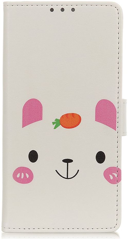 Motorola Moto G9 Play / Moto E7 Plus Portemonnee Hoesje Konijnen Print afbeelding 1