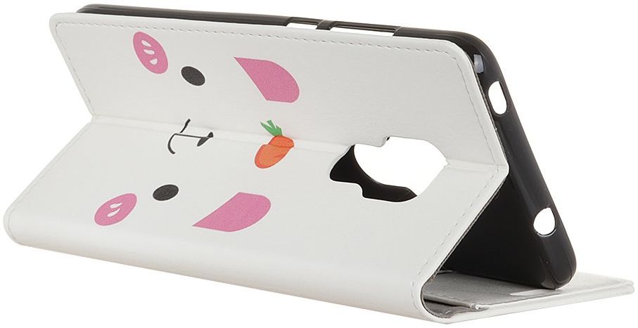 Motorola Moto G9 Play / Moto E7 Plus Portemonnee Hoesje Konijnen Print afbeelding 3