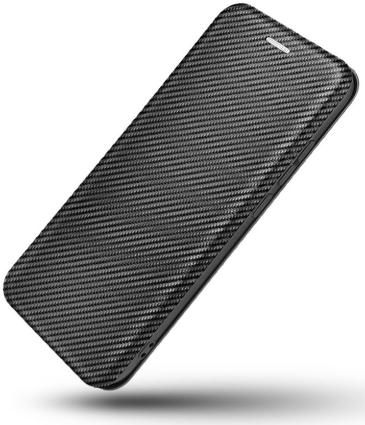 Xiaomi Poco X3 / X3 Pro Hoesje Carbon Fiber Book Case Zwart afbeelding 11