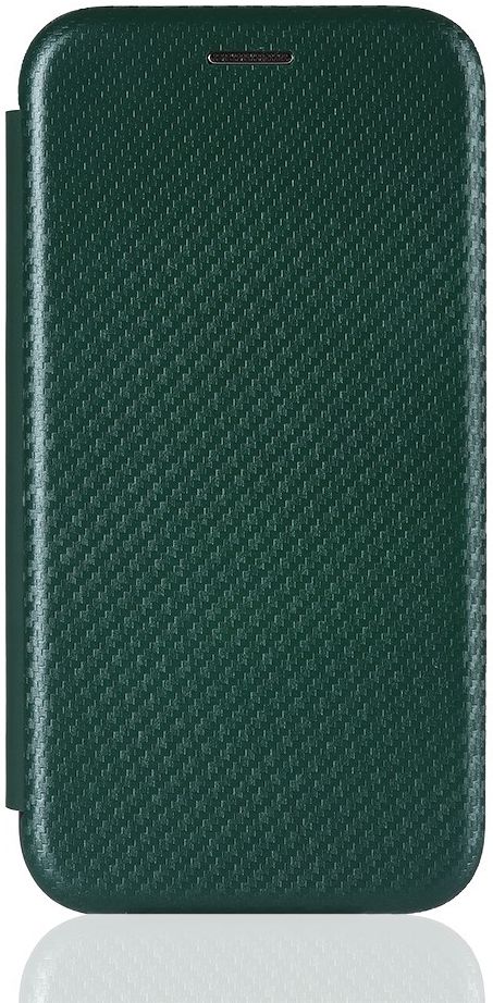 Xiaomi Poco X3 / X3 Pro Hoesje Carbon Fiber Book Case Groen afbeelding 6