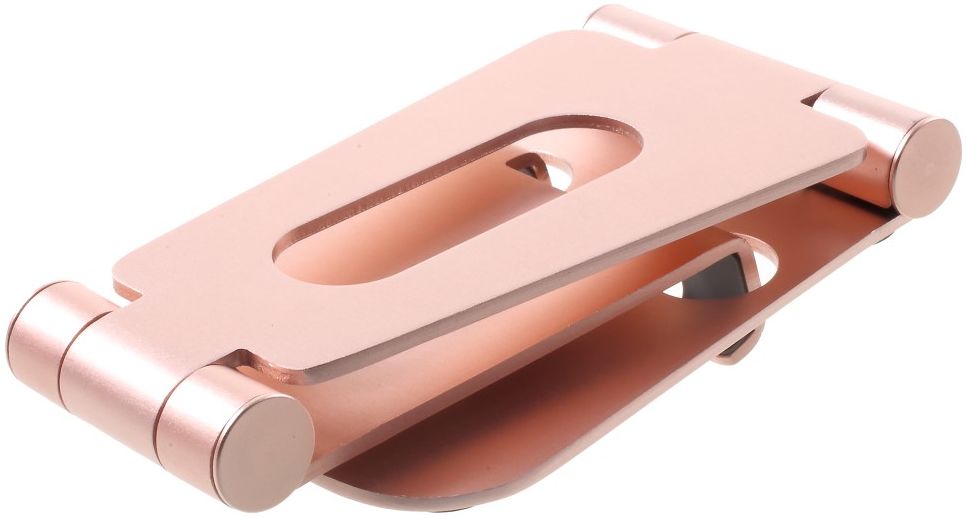 Universele Verstelbare Aluminium Houder Smartphone en Tablet Roze afbeelding 4