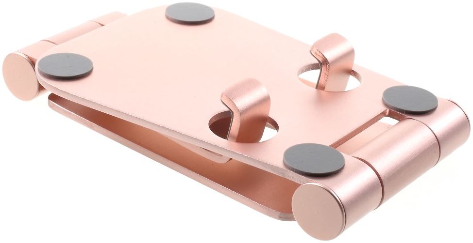 Universele Verstelbare Aluminium Houder Smartphone en Tablet Roze afbeelding 5