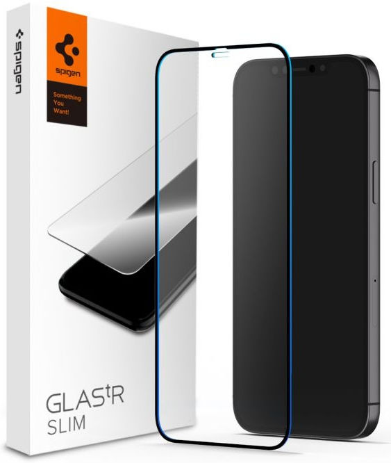 Spigen Full Cover Glass Apple Iphone 12 12 Pro Zwart Gsmpunt Nl