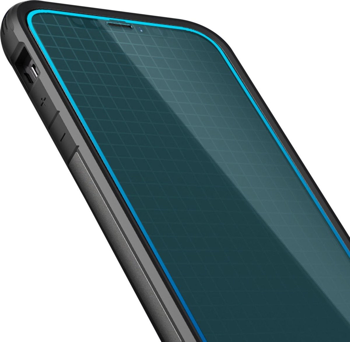 Spigen Full Cover Glass Apple iPhone 12/12 Pro Zwart afbeelding 2