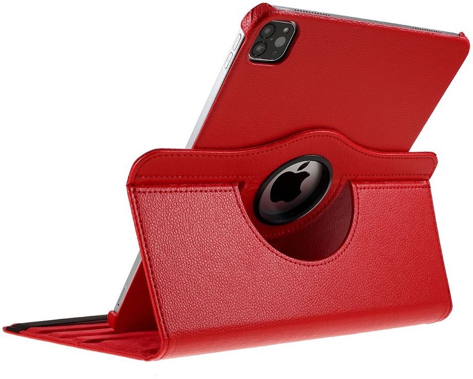iPad Pro 11 (2018/2020) 360 Graden Case met Stand Rood afbeelding 5