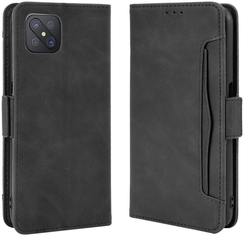 Oppo Reno 4 Z Hoesje Book Case met Kaarthouder Zwart afbeelding 12