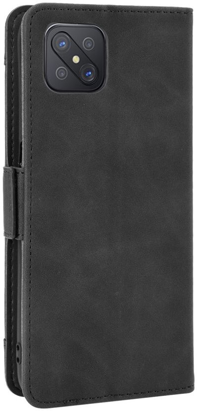 Oppo Reno 4 Z Hoesje Book Case met Kaarthouder Zwart afbeelding 3