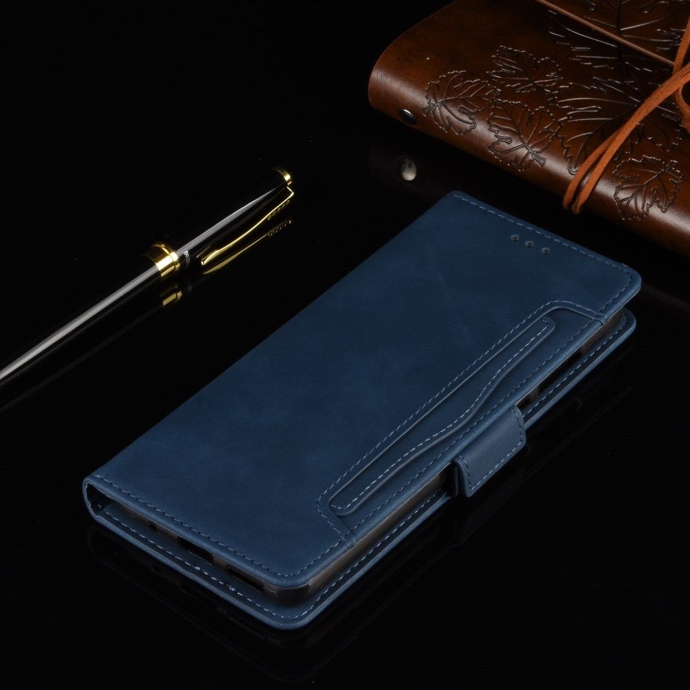 Oppo Reno 4 Z 5G Portemonnee Hoes Met Kaarthouder Blauw afbeelding 10