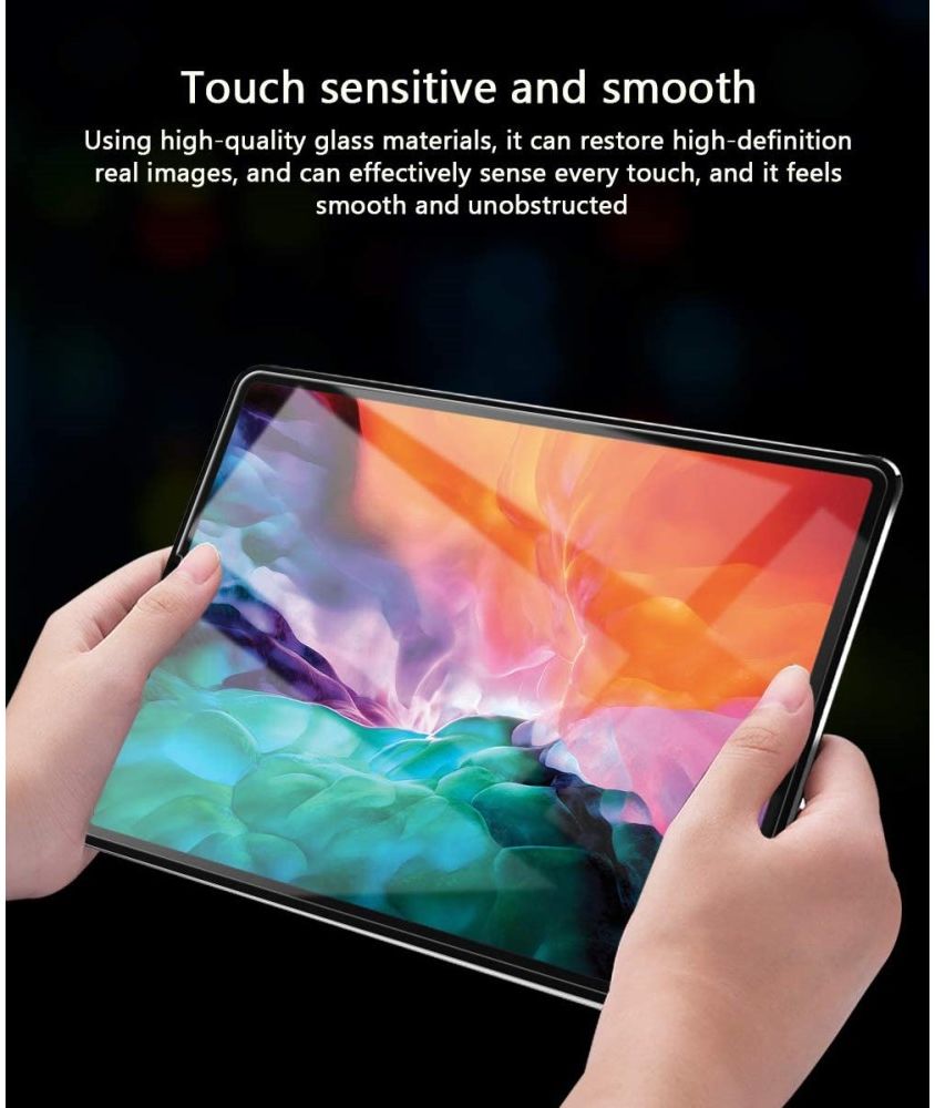 iPad Air 2020 / 2022 Curved Edge Tempered Glass Screen Protector afbeelding 4