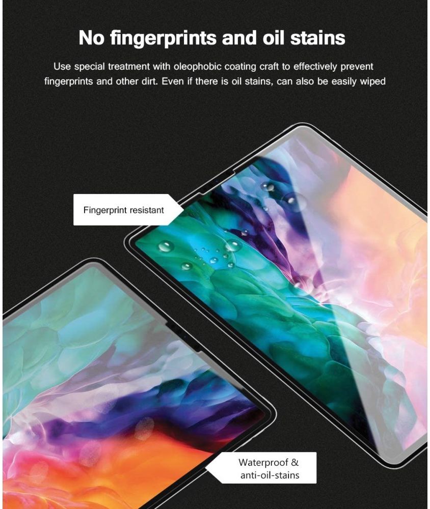 iPad Air 2020 / 2022 Curved Edge Tempered Glass Screen Protector afbeelding 5