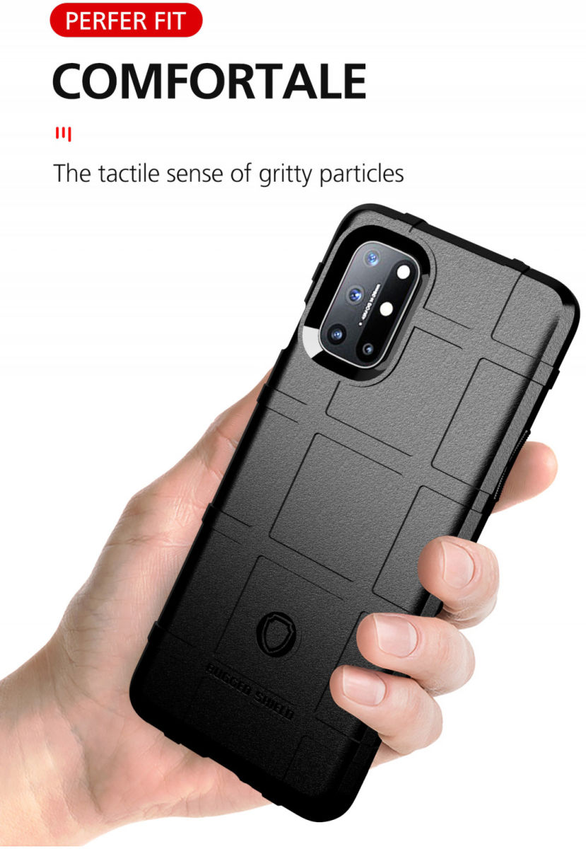 OnePlus 8T Back Cover Hoesje Rugged Armor Zwart afbeelding 8