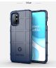 OnePlus 8T Back Cover Hoesje Rugged Armor Blauw