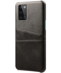 OnePlus 8T Hoesje met Kaarthouder Back Cover Zwart