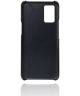 OnePlus 8T Hoesje met Kaarthouder Back Cover Zwart