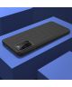 OnePlus 8T Hoesje Twill Slim Texture Back Cover Zwart