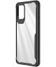 OnePlus 8T Back Cover Hoesje Hybride Shockproof Transparant Zwart