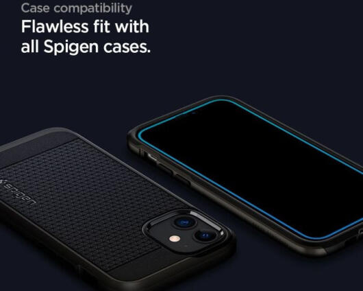Spigen iPhone 12/12 Pro Tempered Glass Screenprotector AlignMaster afbeelding 6