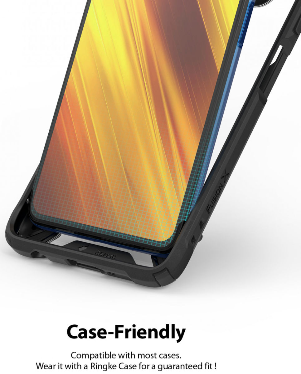 Ringke Dual Easy Wing Xiaomi Poco X3/X3 Pro Screen Protector (2-Pack) afbeelding 11