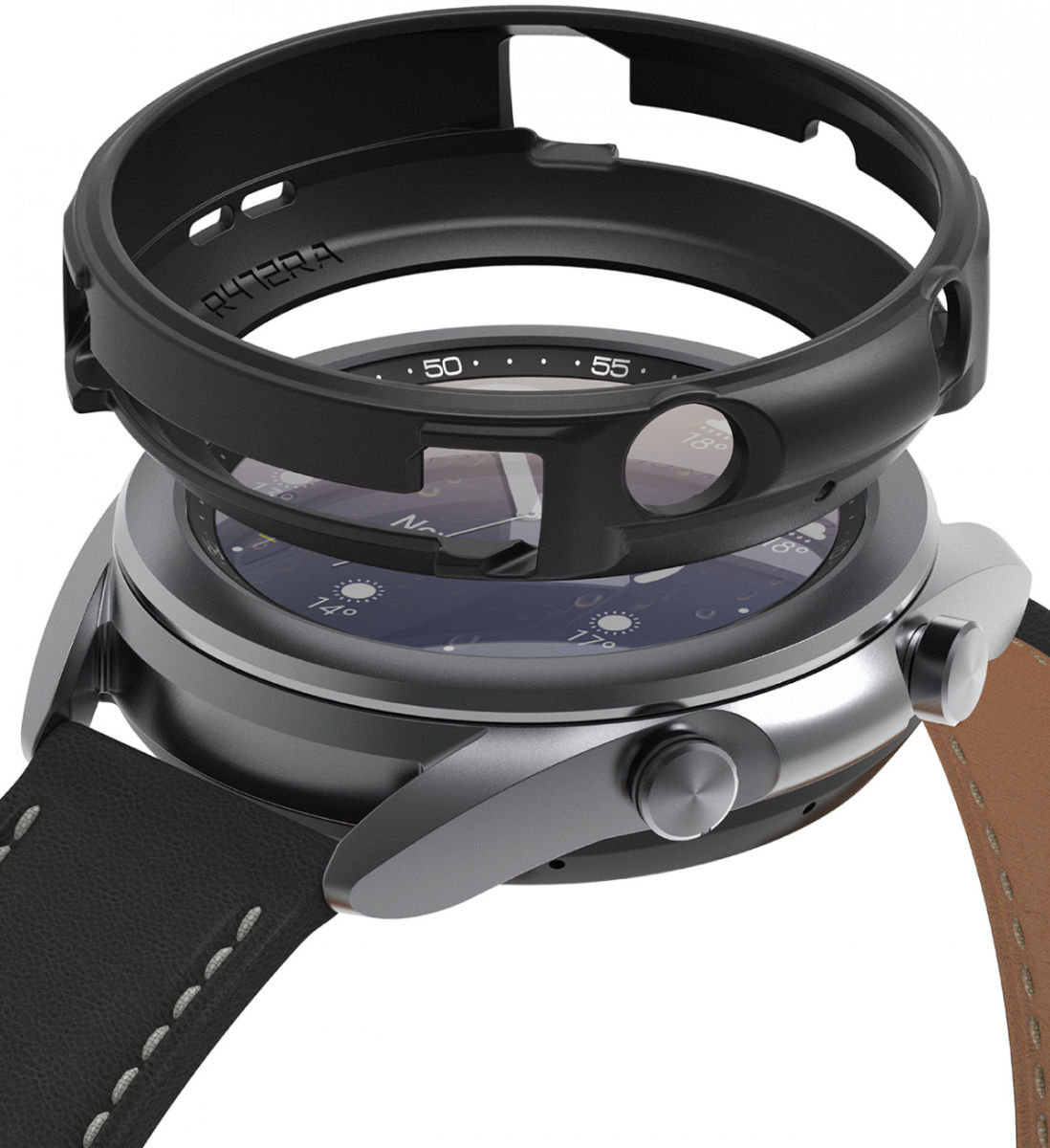 Ringke Air Sports Samsung Galaxy Watch 3 41MM Case Zwart afbeelding 1
