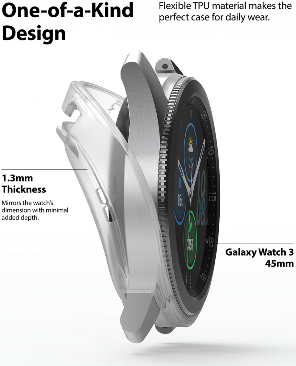 Ringke Air Sports - Samsung Galaxy Watch 3 45MM Case - Transparant afbeelding 5