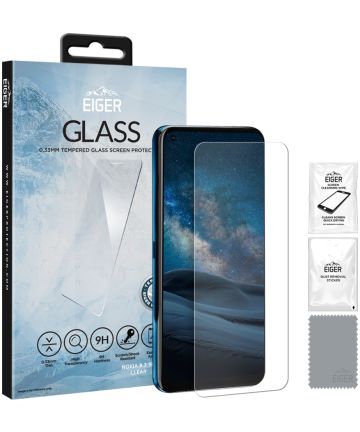 Eiger Nokia 8.3 Tempered Glass Case Friendly Screen Protector Plat Screen Protectors