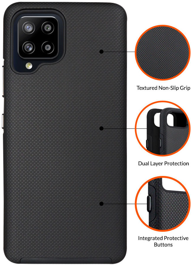 Eiger North Series Samsung Galaxy A42 Hoesje Zwart afbeelding 4