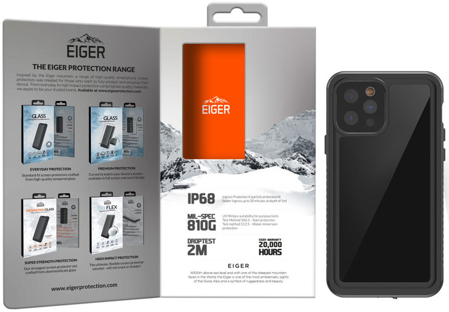 Eiger Avalanche Apple iPhone 12 Pro Waterdicht Hoesje Zwart afbeelding 8