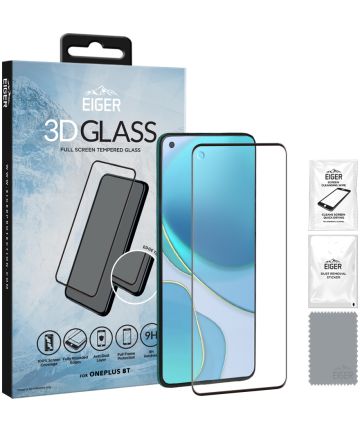 Eiger OnePlus 8T 3D Glass Full Screen Tempered Glass Screen Protectors