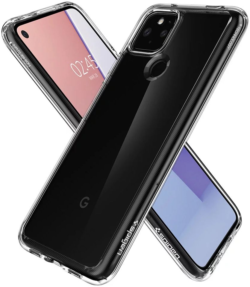 Spigen Pixel 4a 5G Case Ultra Hybrid Transparant afbeelding 3