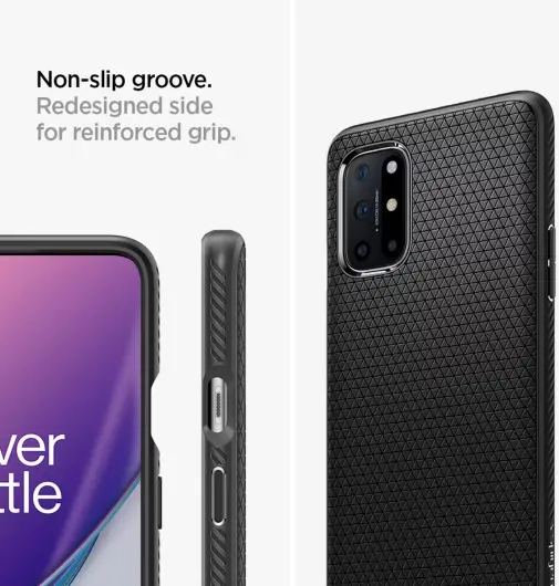 Spigen Liquid Air Hoesje OnePlus 8T Zwart afbeelding 6