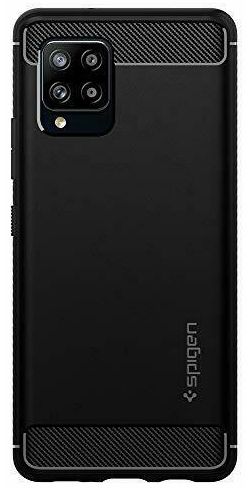 Spigen Rugged Armor Hoesje Samsung Galaxy A42 Mat Zwart afbeelding 3