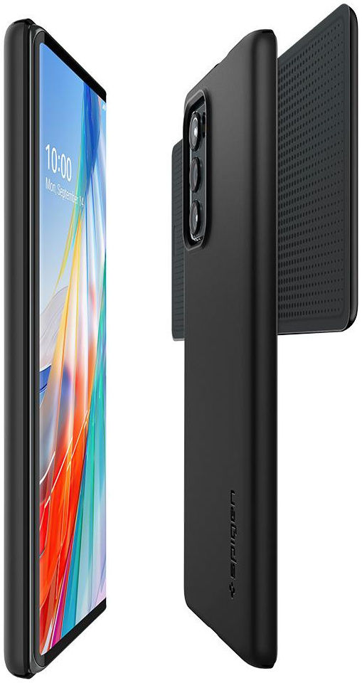 Spigen Thin Fit LG Wing Hoesje Back Cover Zwart afbeelding 8
