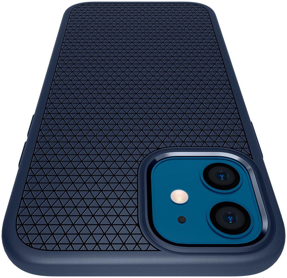 Spigen Liquid Air Apple iPhone 12 / 12 Pro Flexibel Hoesje Mat Blauw afbeelding 22