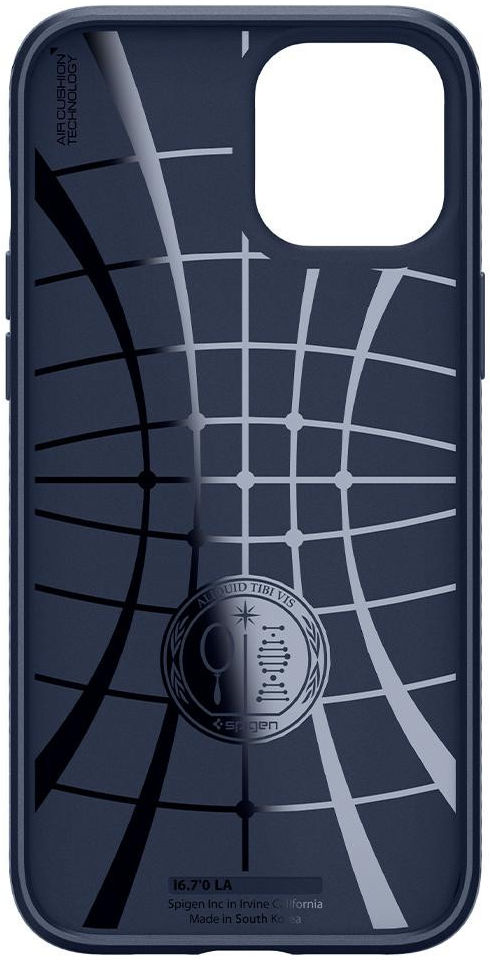Spigen Liquid Air Apple iPhone 12 / 12 Pro Flexibel Hoesje Mat Blauw afbeelding 23