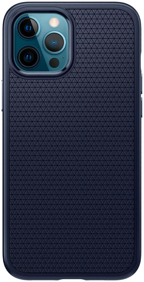 Spigen Liquid Air Apple iPhone 12 / 12 Pro Flexibel Hoesje Mat Blauw afbeelding 12