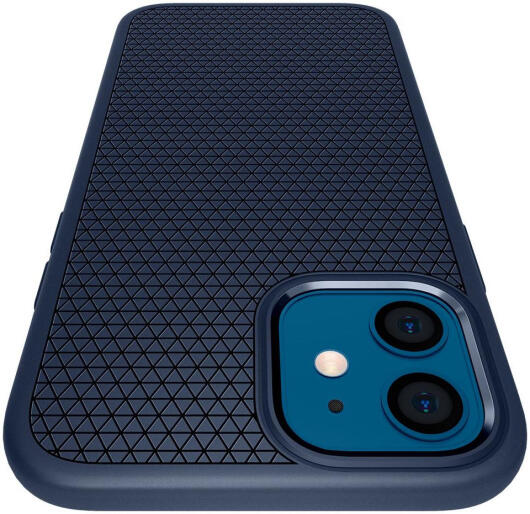 Spigen Liquid Air Apple iPhone 12 / 12 Pro Flexibel Hoesje Mat Blauw afbeelding 22