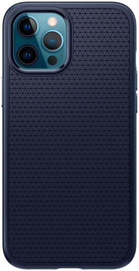 Spigen Liquid Air Apple iPhone 12 / 12 Pro Flexibel Hoesje Mat Blauw afbeelding 12